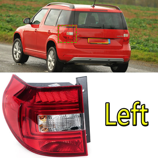 for Skoda Yeti 2014-2017 Left Tail Light Bumper Light Brake Lights Turn Signals