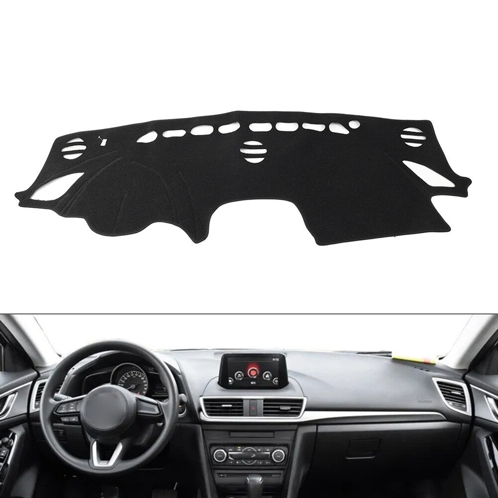 Dashboard Dash Antislip Mat Sun Shade Pad Carpet for Mazda 3 Axela BP 2014-2018