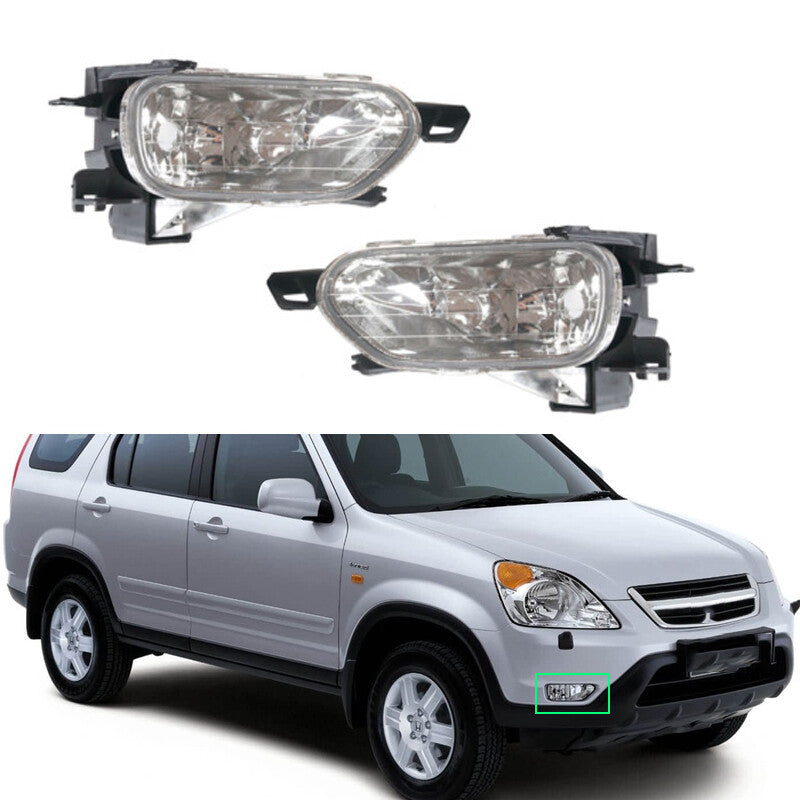 1 Pair Left Right Front Bumper Light Fog Lamp for HONDA CR-V 2002-2004 RD5 RD7