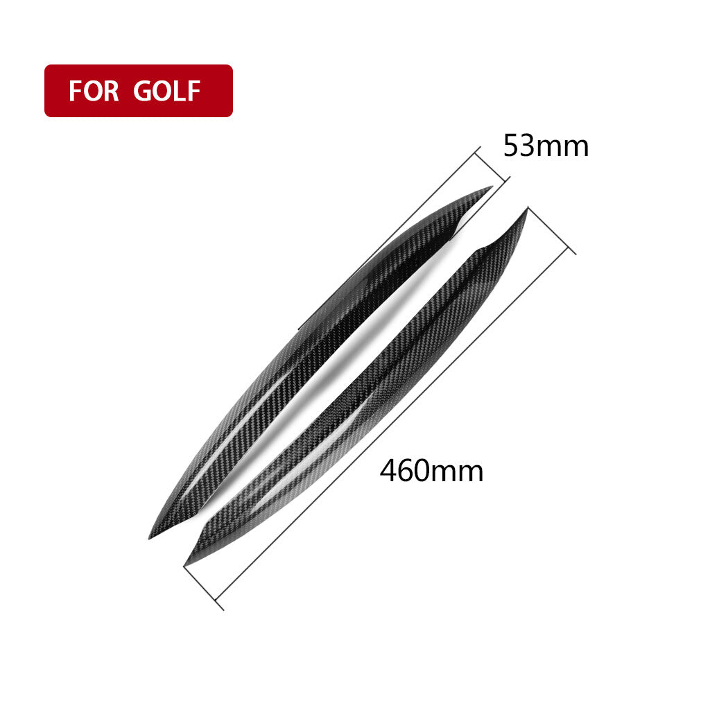 Carbon Fiber Headlight Eyebrow Eyelids Trim for Volkswagen for VW for Golf 7 Mk7 2013-18