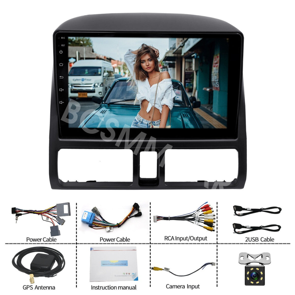 Car Multimedia Player Android 9 Stereo Radio Fit For 2002-2006 for Honda CR-V CRV