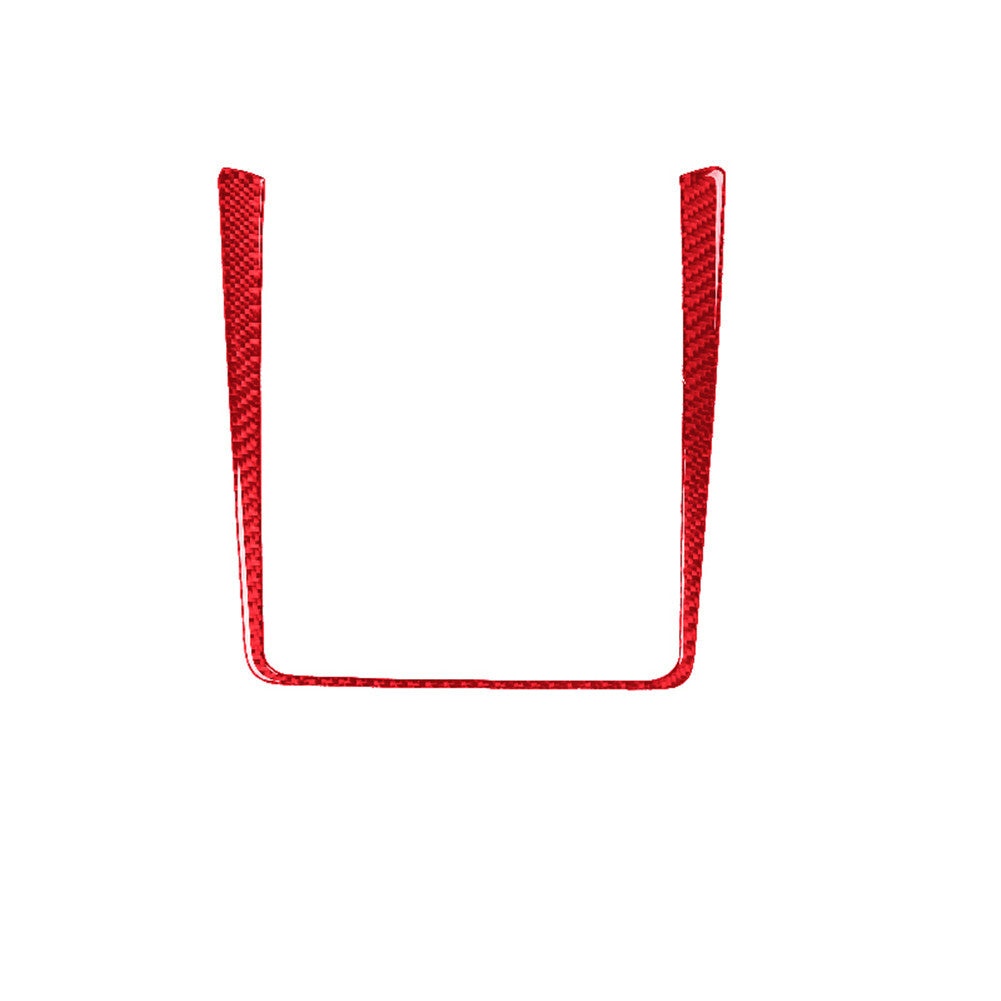 Red Carbon Fiber Center Control Outer Trim Panel for Chevrolet COBALT 2005-2010