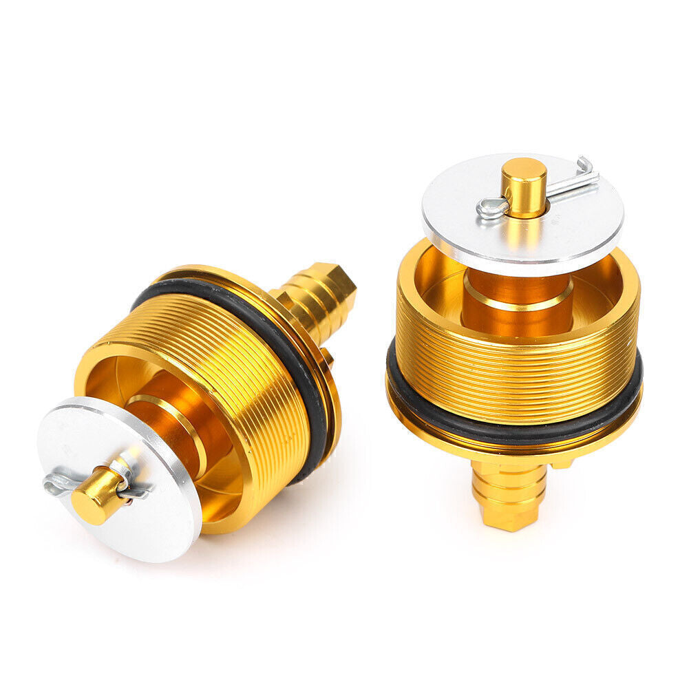 CNC Aluminum Pair Preload Adjusters Fitk Bolts Fit for Honda CB400 1992 - 1998 GOLD