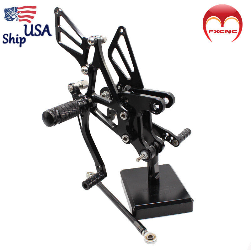 Suitable for Kawasaki ZX6R ZX636 2005-2008 American rear-mounted kit with adjustable rear feet and CNC machining center.