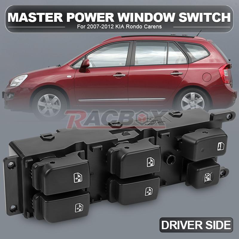 Left Side for KIA Rondo Carens 2007-2012 Door Master Main Power Window Switch