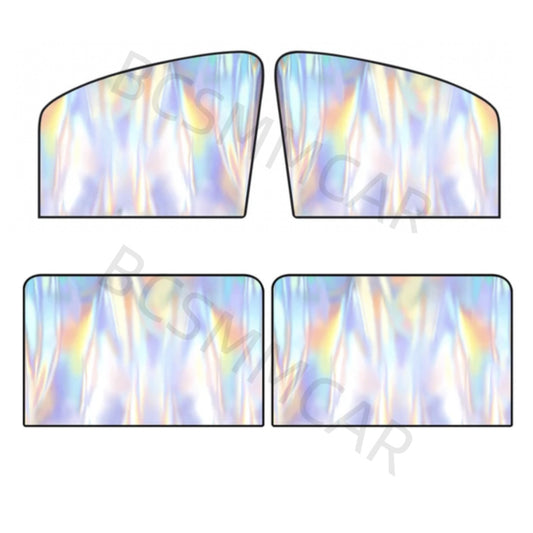 4X Magnetic Car Side/Front/Rear Window Sun Shade Cover Mesh Shield UV Protection
