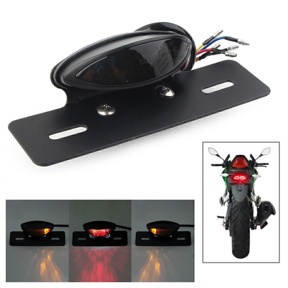 Motorcycle LED Turn Signal Brake Tail Light for Harley Bobber Chopper Cafe Racer