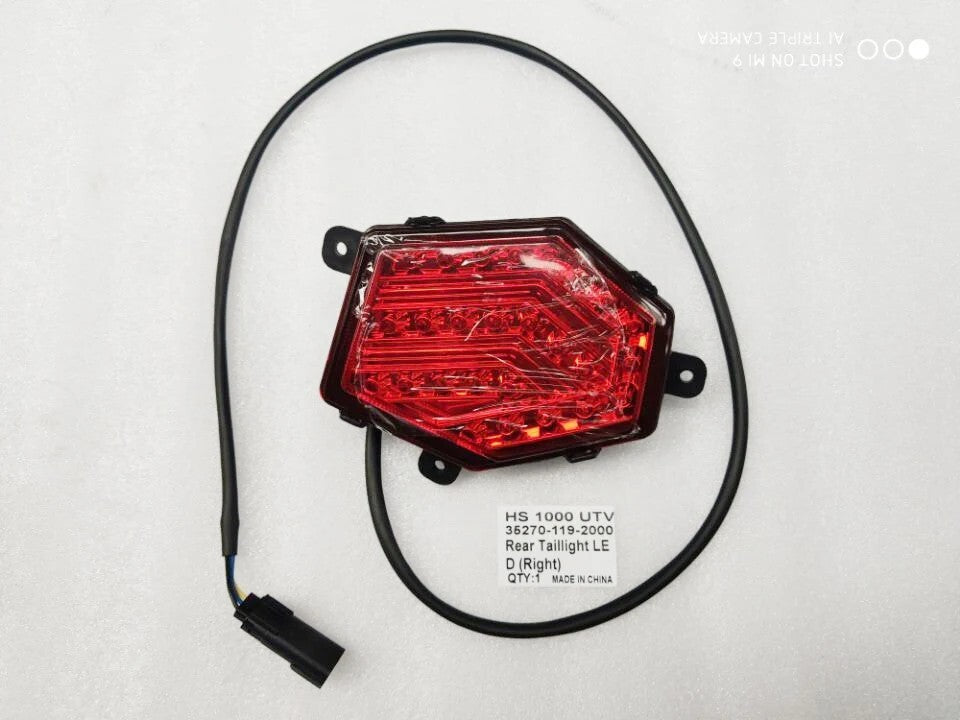Tail Light Right LED Tail Light UTV HS1000 HiSun 1000 Spire Militia Strike Crew