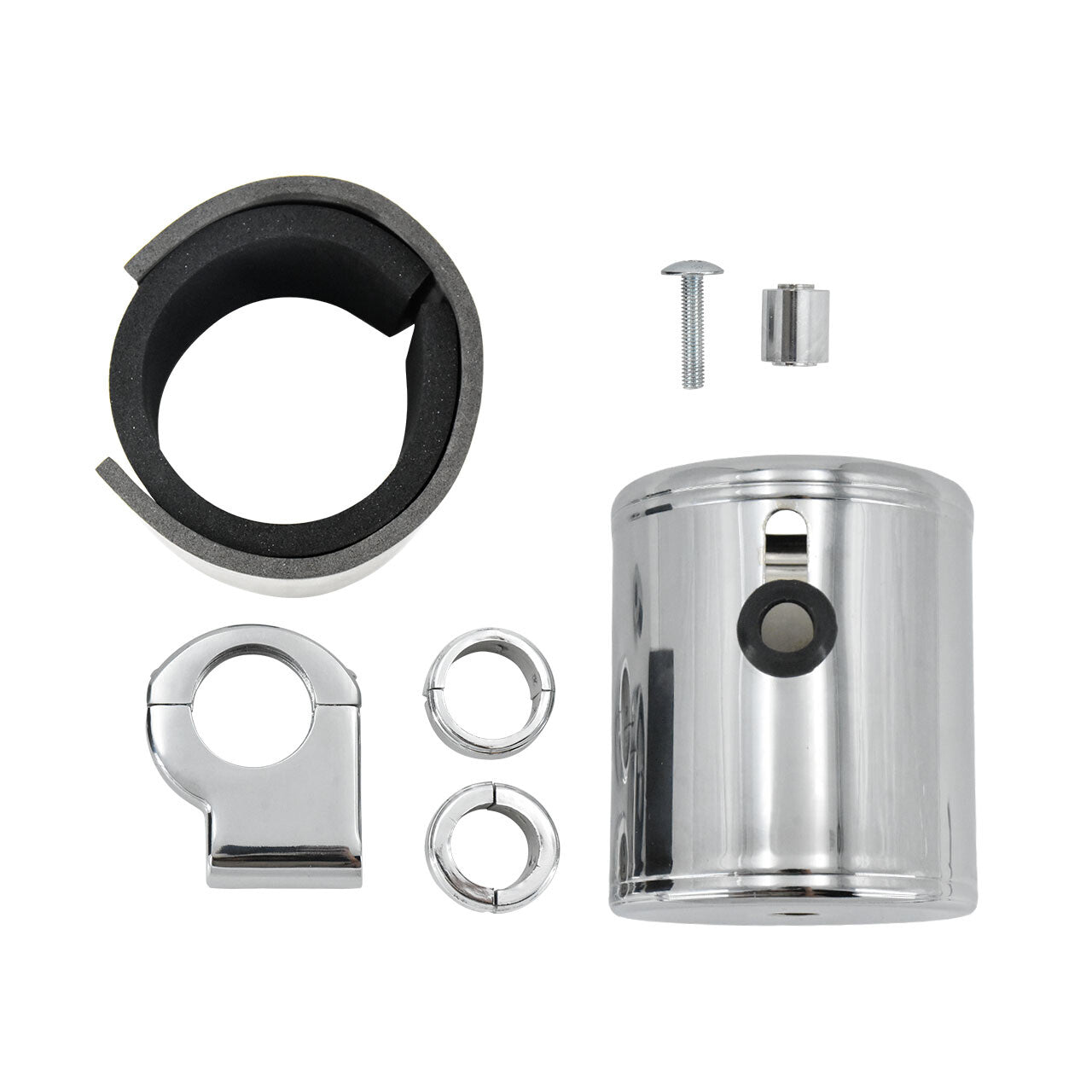 Chrome Universal Motorcycle Aluminum Drink Cup Holder for Harley 1 Handlebar