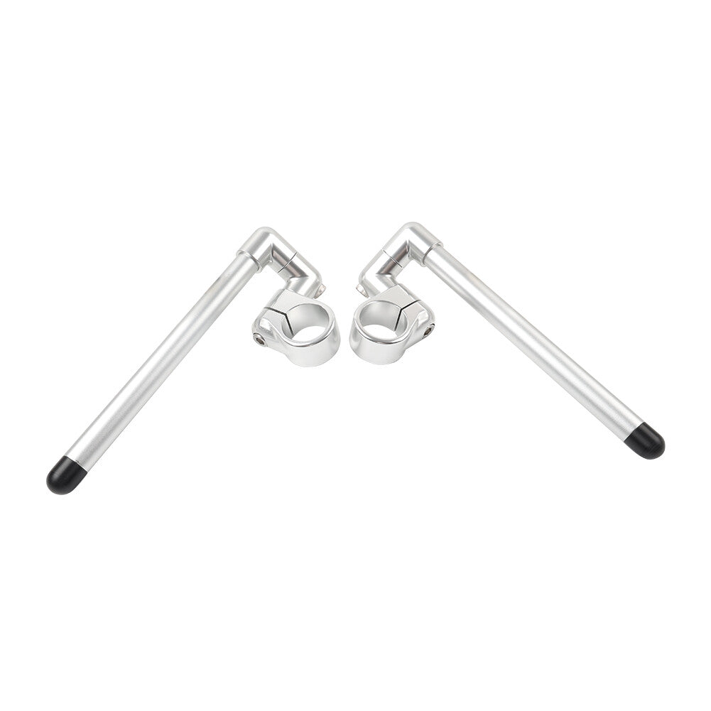 Universal 41MM Cafe Racer Bars 7/8 Motorcycle Clip-On Handlebar Fork Tube