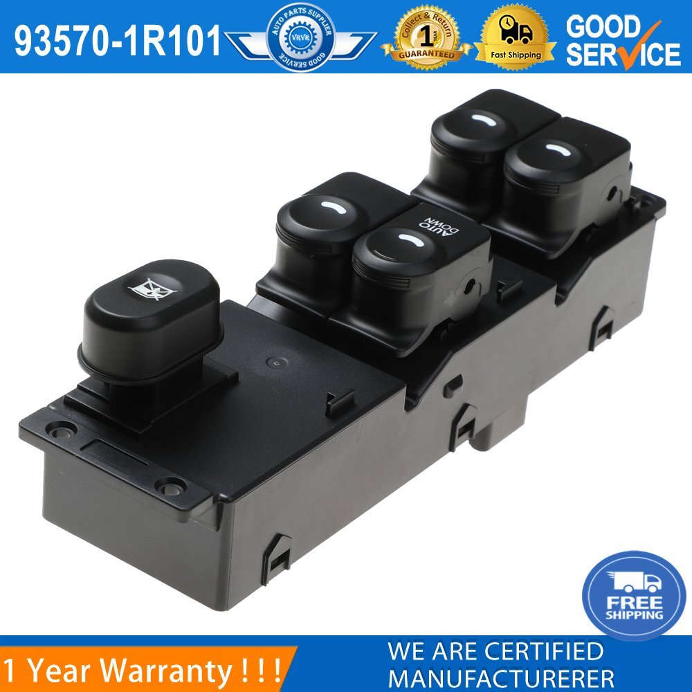 The main power switch is suitable for 2011-2017 for Hyundai Solaris 93570-1R101 models.