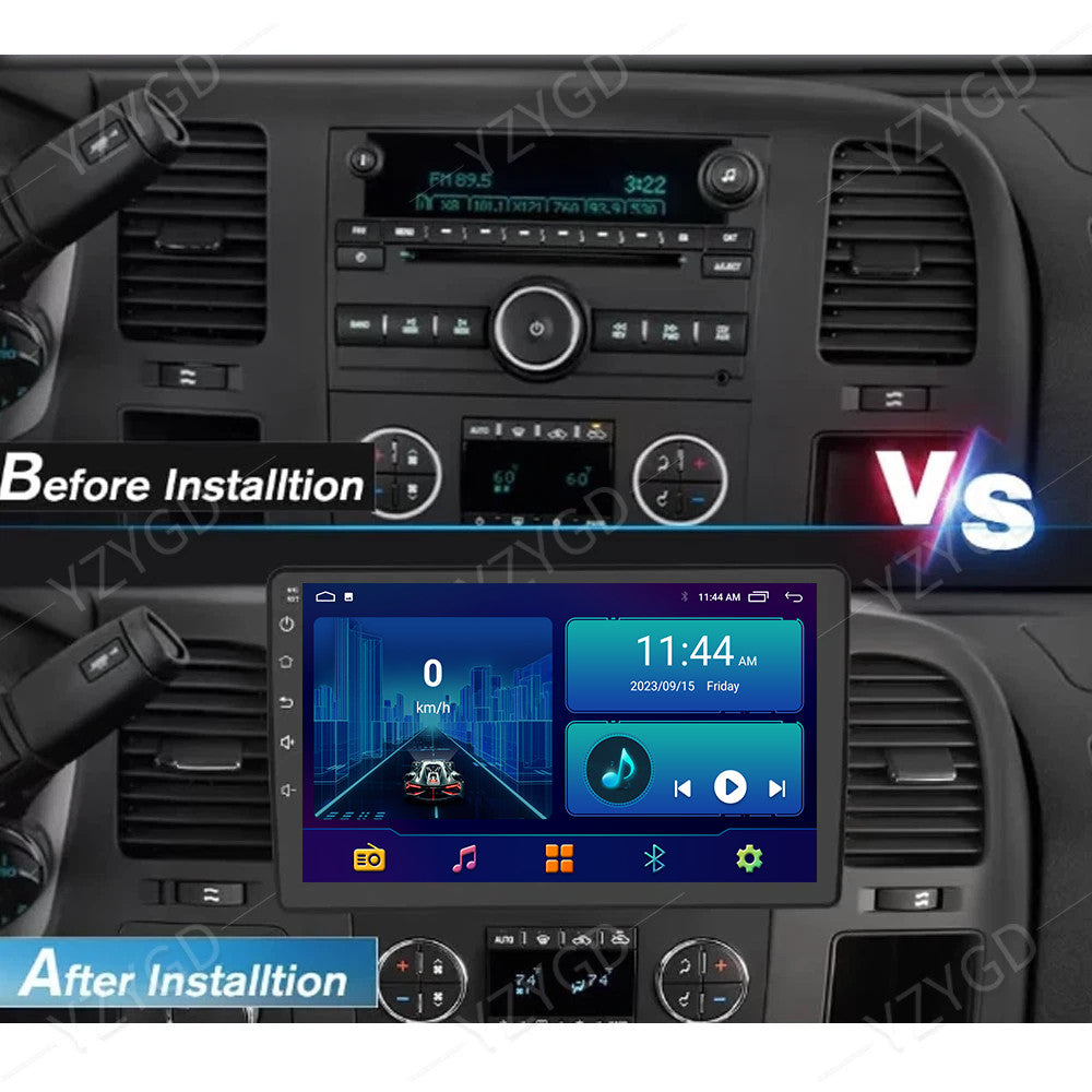 Android Auto Carplay for GMC for Sierra 2007-2014 Car Stereo Radio GPS Player Screen