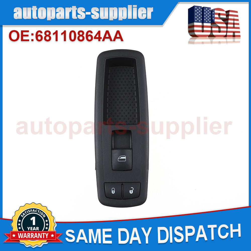 Passenger side window switch 8-pin 68110864AA for Dodge Grand Caravan 2012-2019