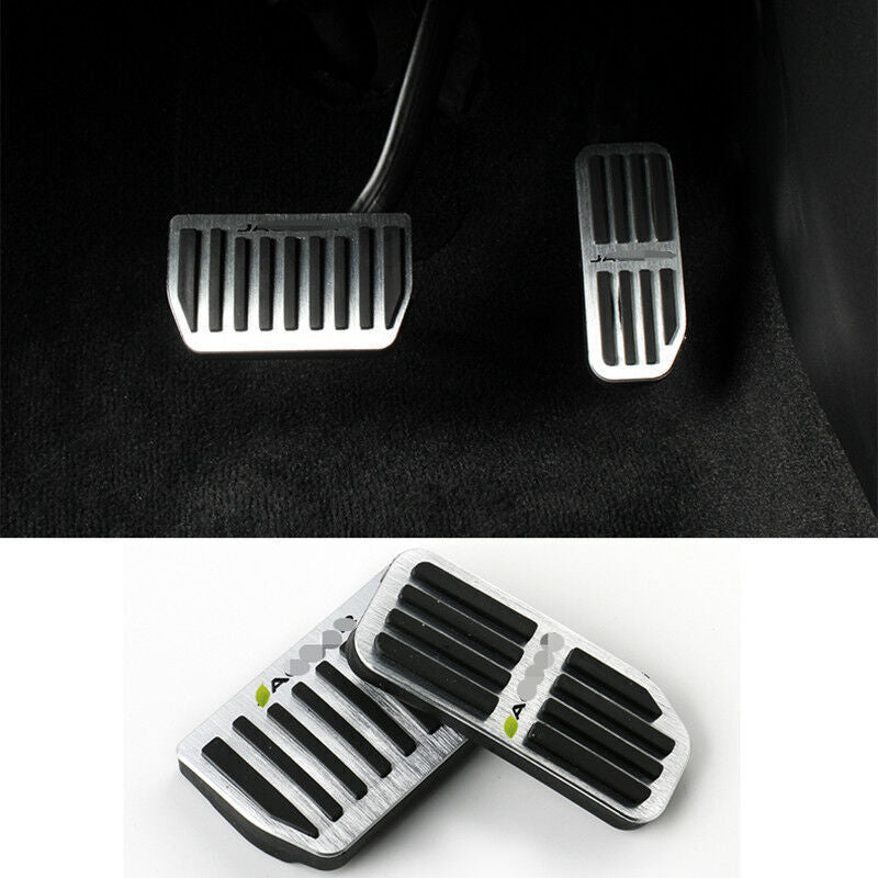 2X Aluminum Car Fuel Gas Brake Accelerator Pedal Pad for Jaguar F-PACE 2016-2020