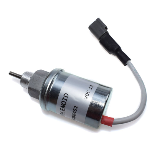 12-volt fuel shut-off solenoid valve suitable for Perkins 402D 403D 404D 404C U85206452 185206452