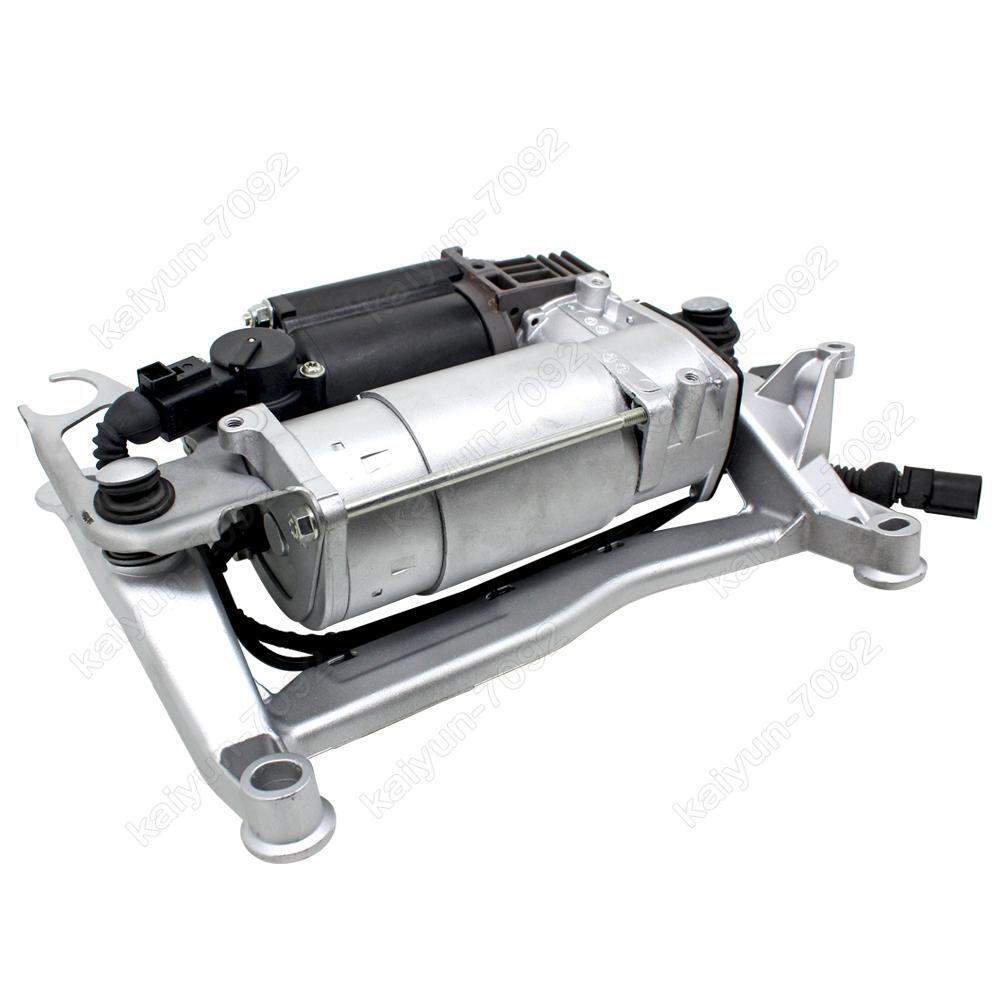 for Audi Q7 (4LB) 2006-2015 Air Suspension Compressor Pump w/Bracket 7L8616007C