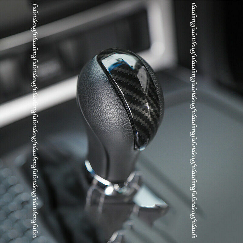 for Nissan Armada Patrol Y62 2017-19 Carbon Fiber Interior Gear Shift Knob Trim
