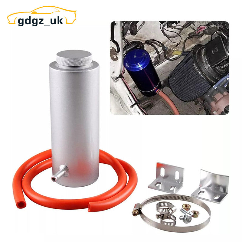 Universal Car 800ml Radiator Coolant Overflow Tank Oil Catch Bottle Aluminum