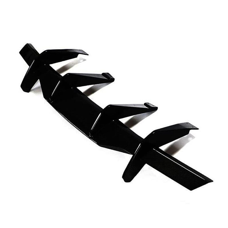 Rear Bumper Diffuser Fin Lip For 20-23 for Corvette C8 Z51 STG Add-On Glossy Black