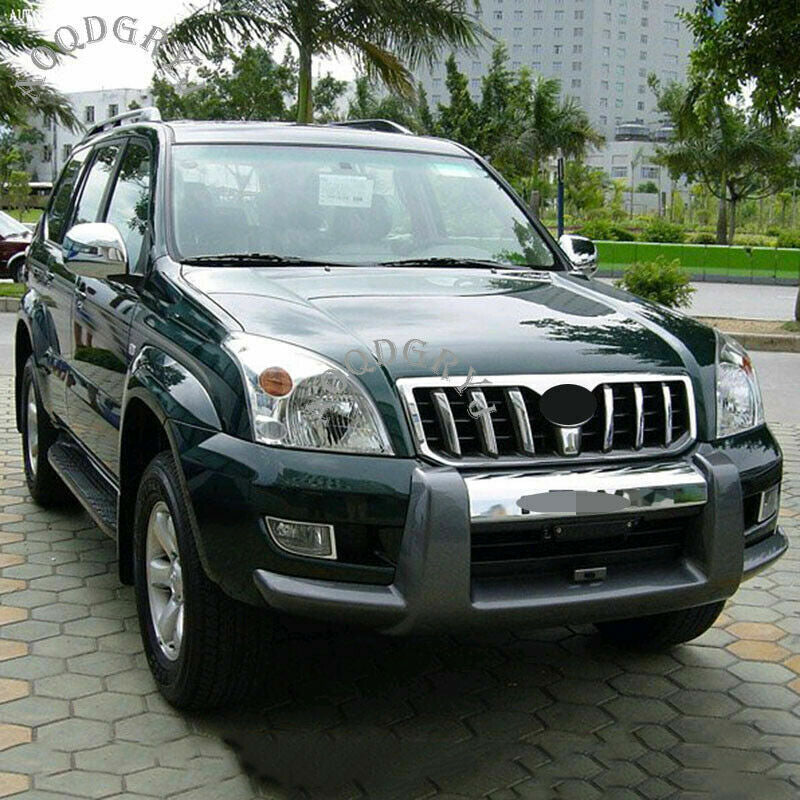 for Toyota Prado FJ/LC120 2003-09 Chrome ABS Front Radiator Grille Cover Replace