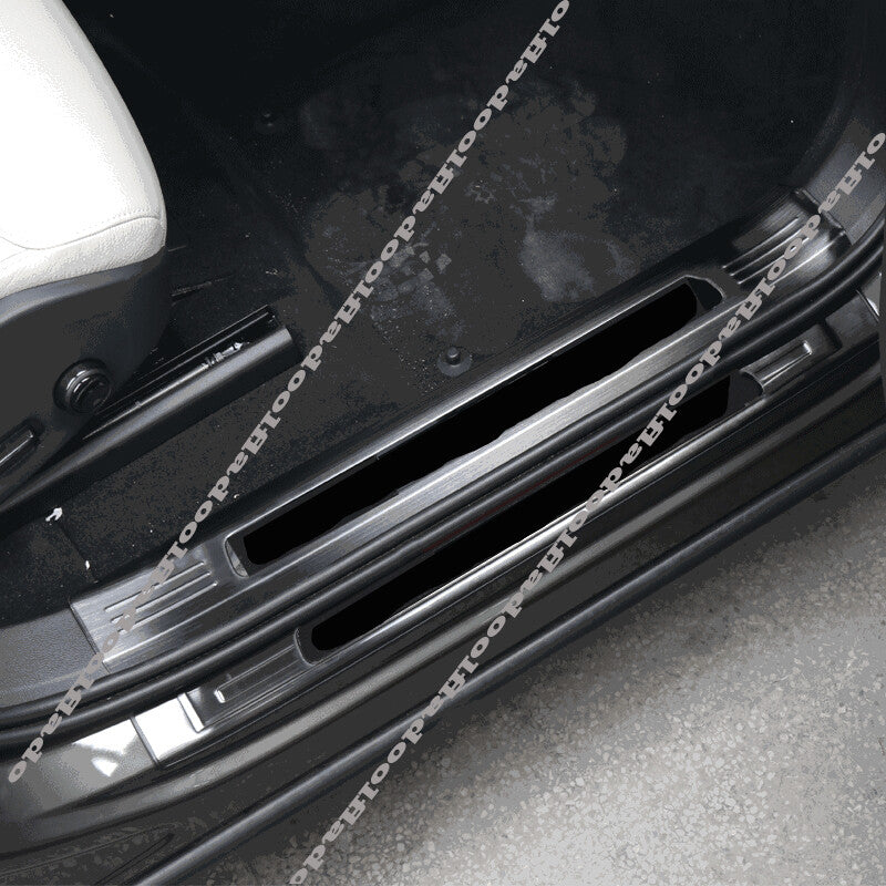 8pc for Volvo S60 2019-2022 Door Sill Scuff Plate Guard Mouldings Protector Trim