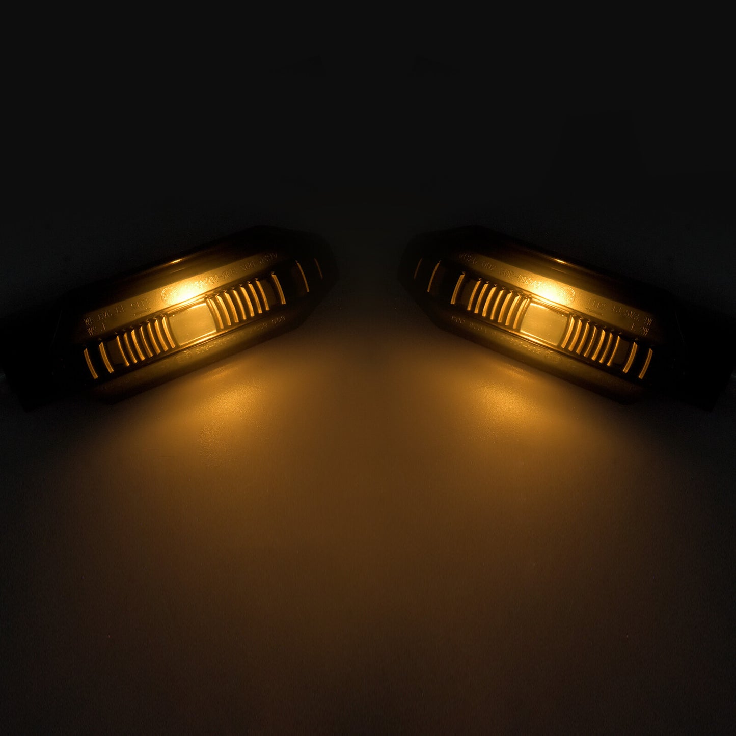 Black Front Rear Turn Signal Indicator Light Lamp Fit for Honda CBR400 500 650