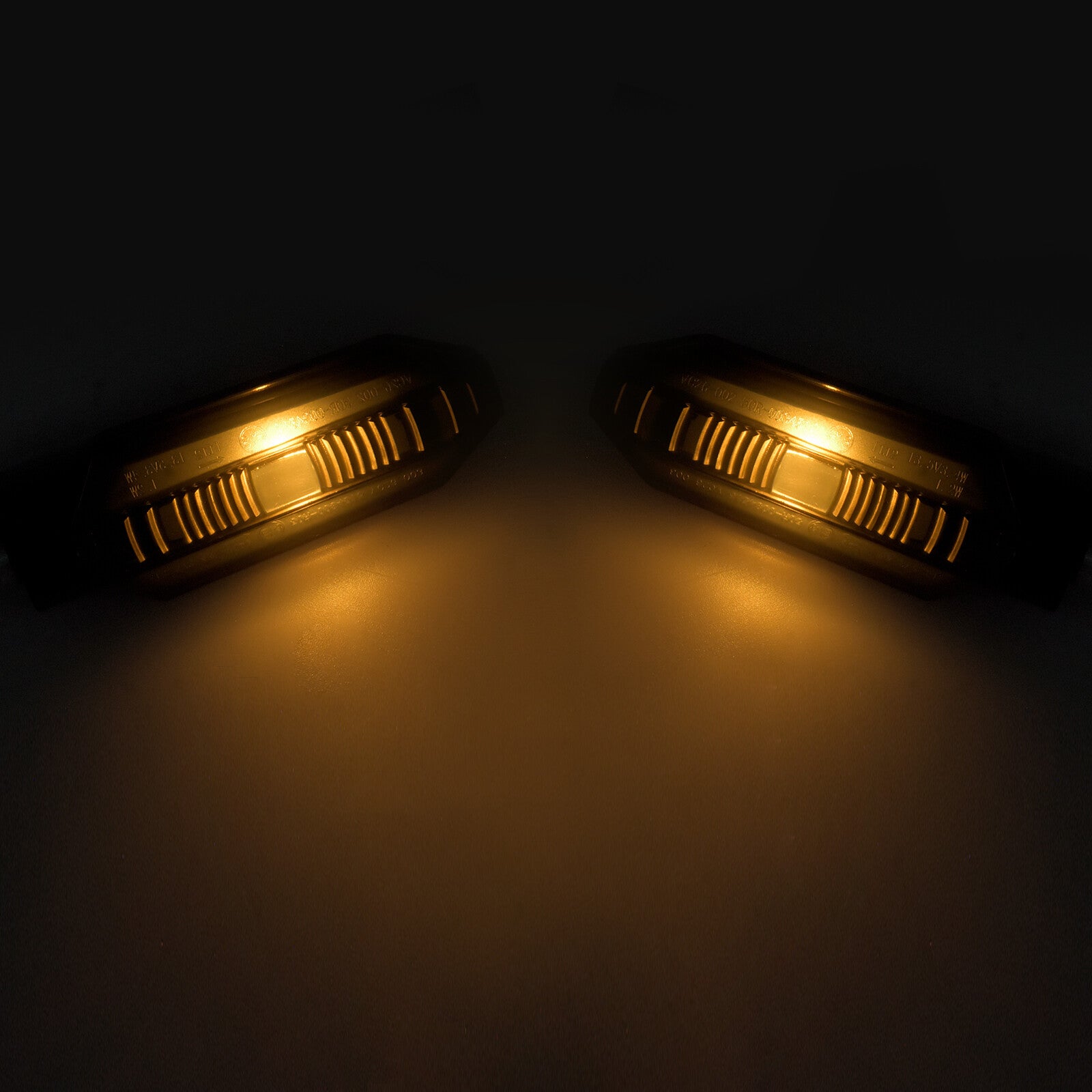 Black Front Rear Turn Signal Indicator Light Lamp Fit for Honda CBR400 500 650