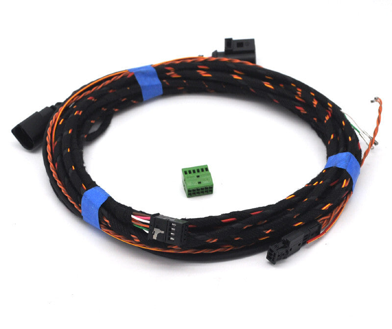 Reverse backup Emblem Rear Camera retrofit Cable wiring for vw for golf mk8 MQB EVO