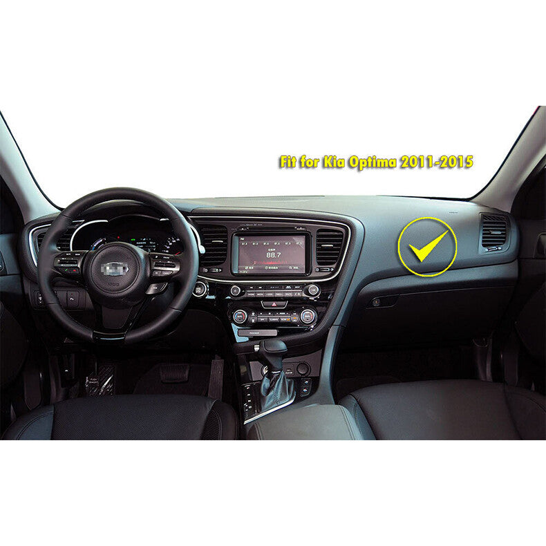 for Kia Optima 2011-2015 Black Dashboard Dash Cover Pad Dashmat Mat Sun Shade US