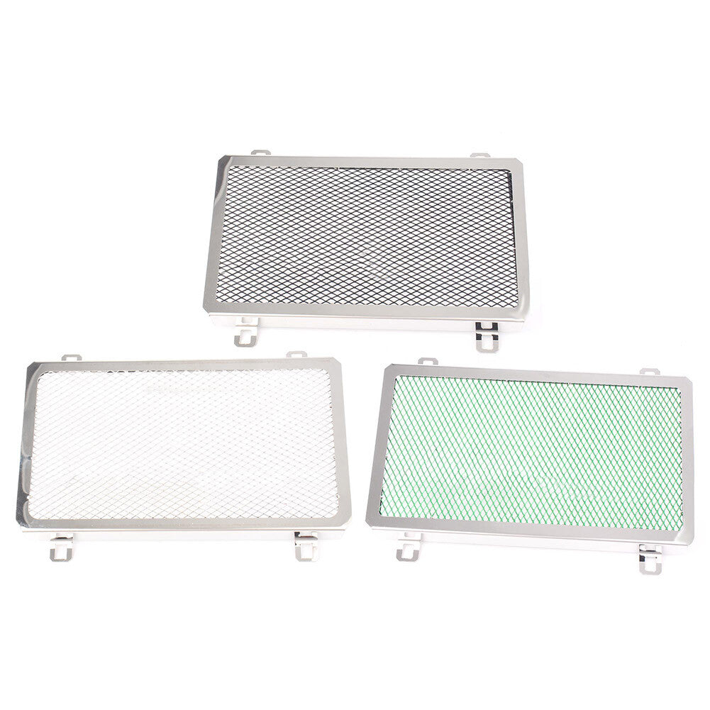 Radiator Guard Oli Grill Cover for Kawasaki 250R/300R 2013-2015 BLK/Silver