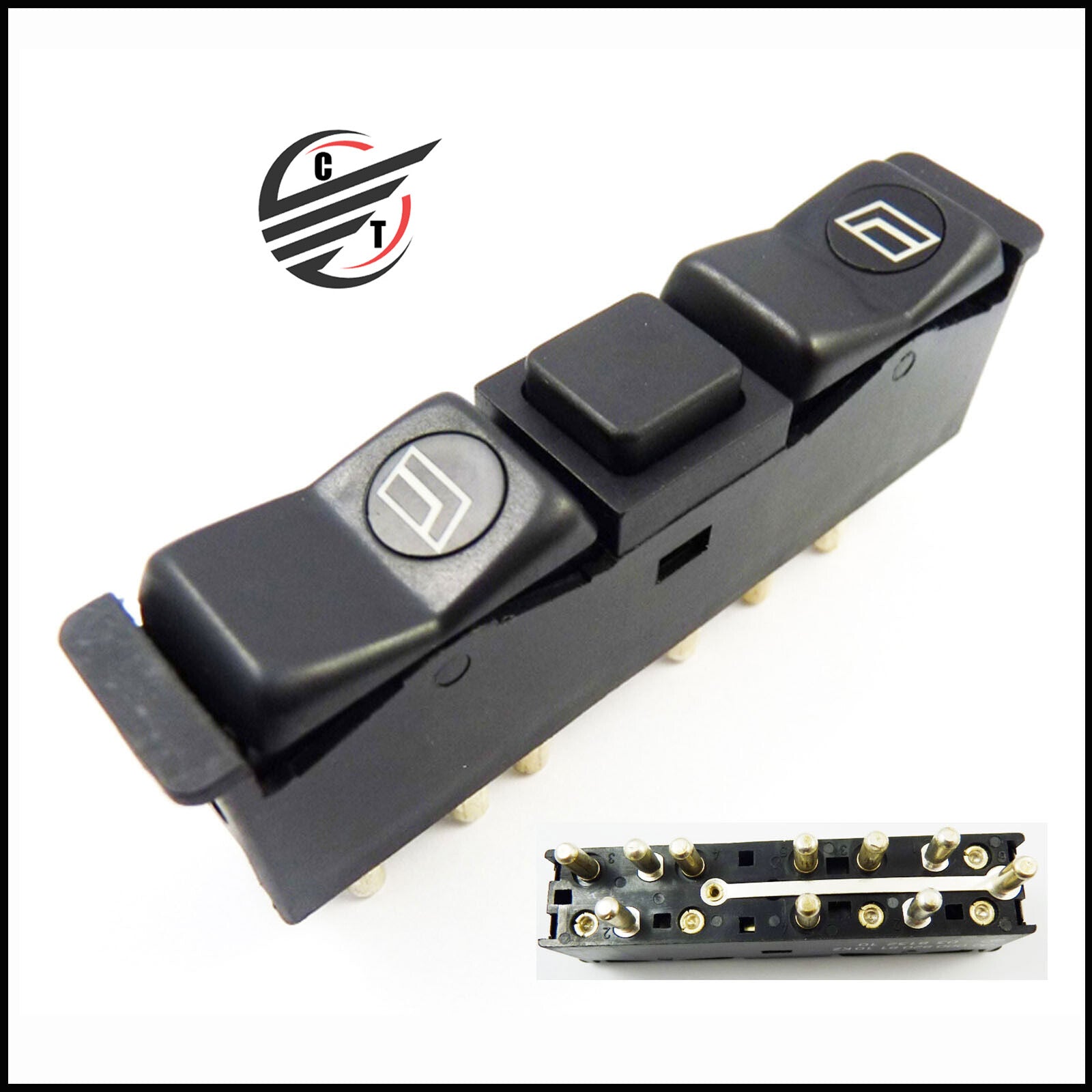 for Mercedes Benz 190E 190D 0008208210 Power Window Switch Driver Side Console