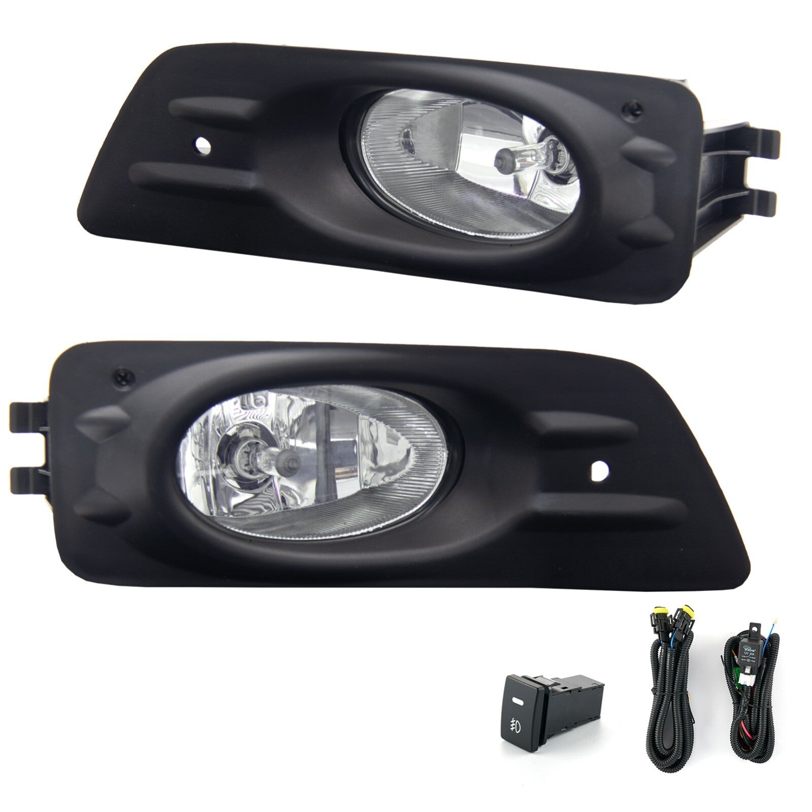 Fog light assembly replacement parts for 2006 and 2007 for Honda Accord sedans 4-door L+R