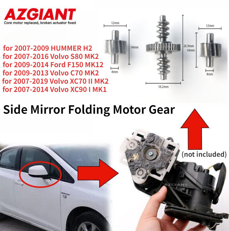 Suitable for 2010-2016 for Buick LaCrosse / 2010-2013 for Volvo side mirror folding motor gear kit