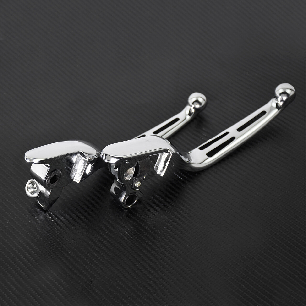 Clutch Brake Levers Fit for Harley Touring Trike model 08-13 FLHR 14-16 Chrome