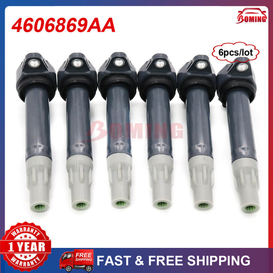 Brand new ignition coil 4606869AA, suitable for C1522 UF502 for Chrysler for Dodge 4.0L, 2.7L, and 3.5L engines. (06-10-)