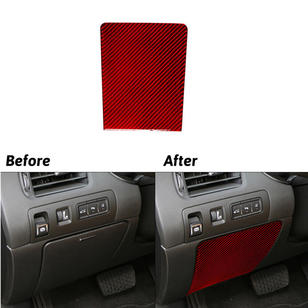 Driver Storage Box Panel Trim Interior Carbon Fiber for Chevy Impala 2014-2020