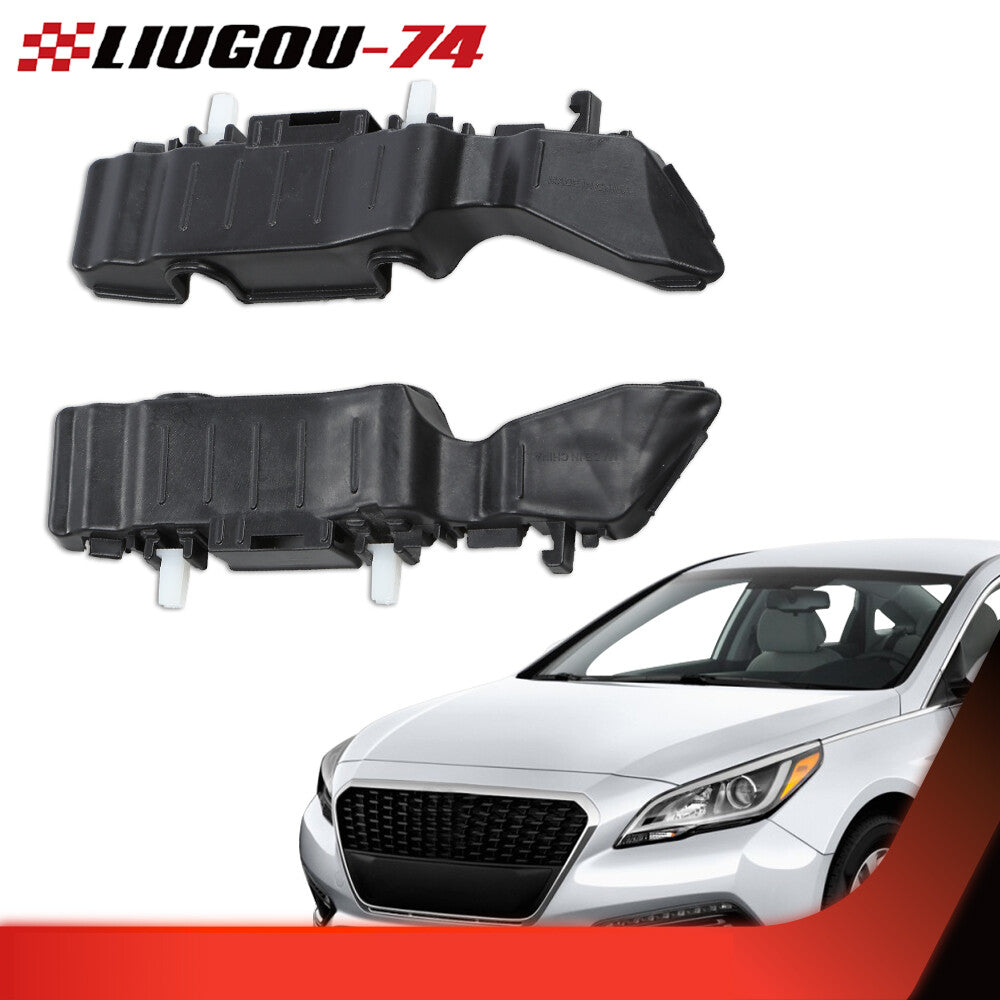 Suitable for 2012-2017 for Hyundai front bumper bracket, left and right sides, black.