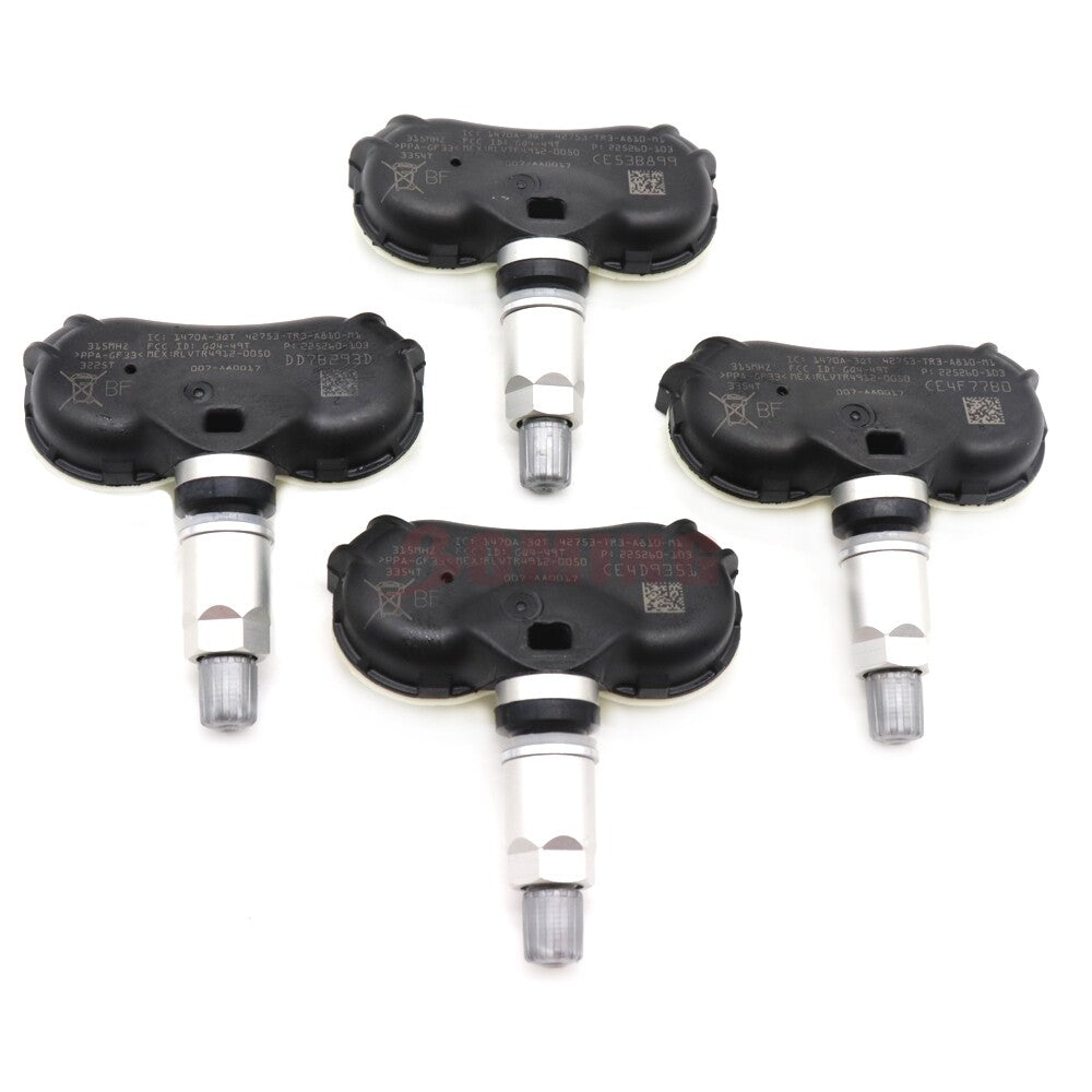 4X Tire Pressure Sensor TPMS 42753-TR3-A810 for Honda for Civic Odyssey 42753SNAA830