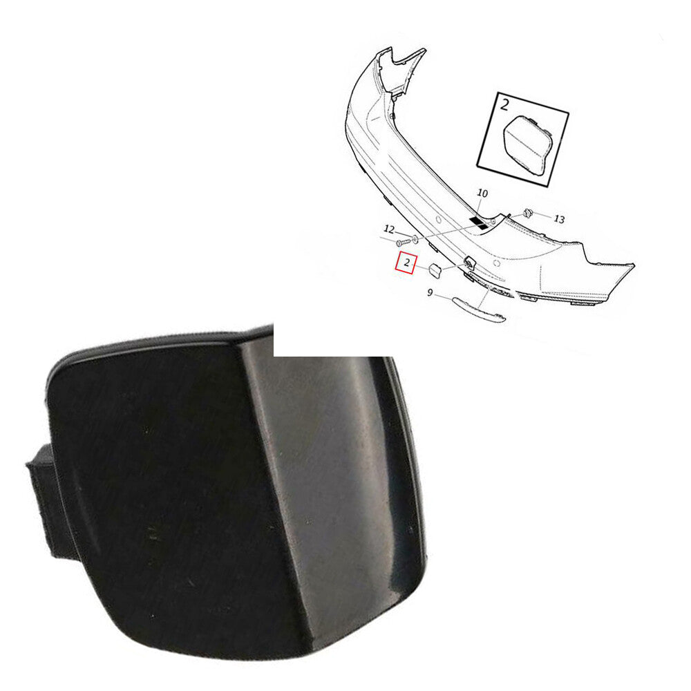 Primed REAR Bumper Tow Hook Eye Cover Cap for 2008-2011 for Volvo S40 30744941 New