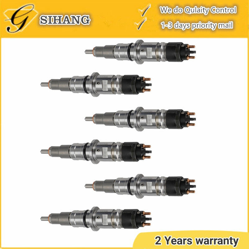 6PCS Common Rail Fuel Injector fit for Dodge 6.7L 2013-2018 YU 0986435574
