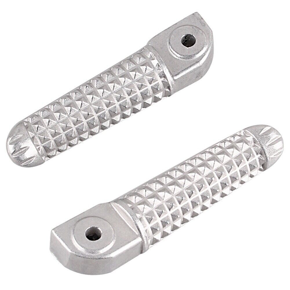 Rider Rear Foot Pegs Footrests Footpegs Set for Yamaha YZF R6 2003 - 2011 Silver