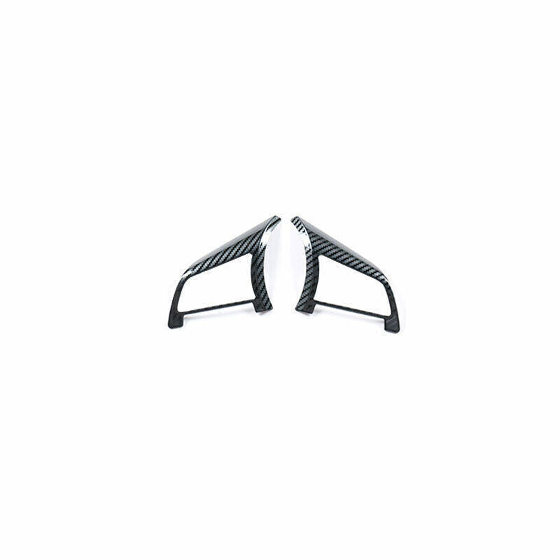 Steering Wheel Button Frame Trim 2X for Nissan Altima 2019-22 Steel Carbon Fiber
