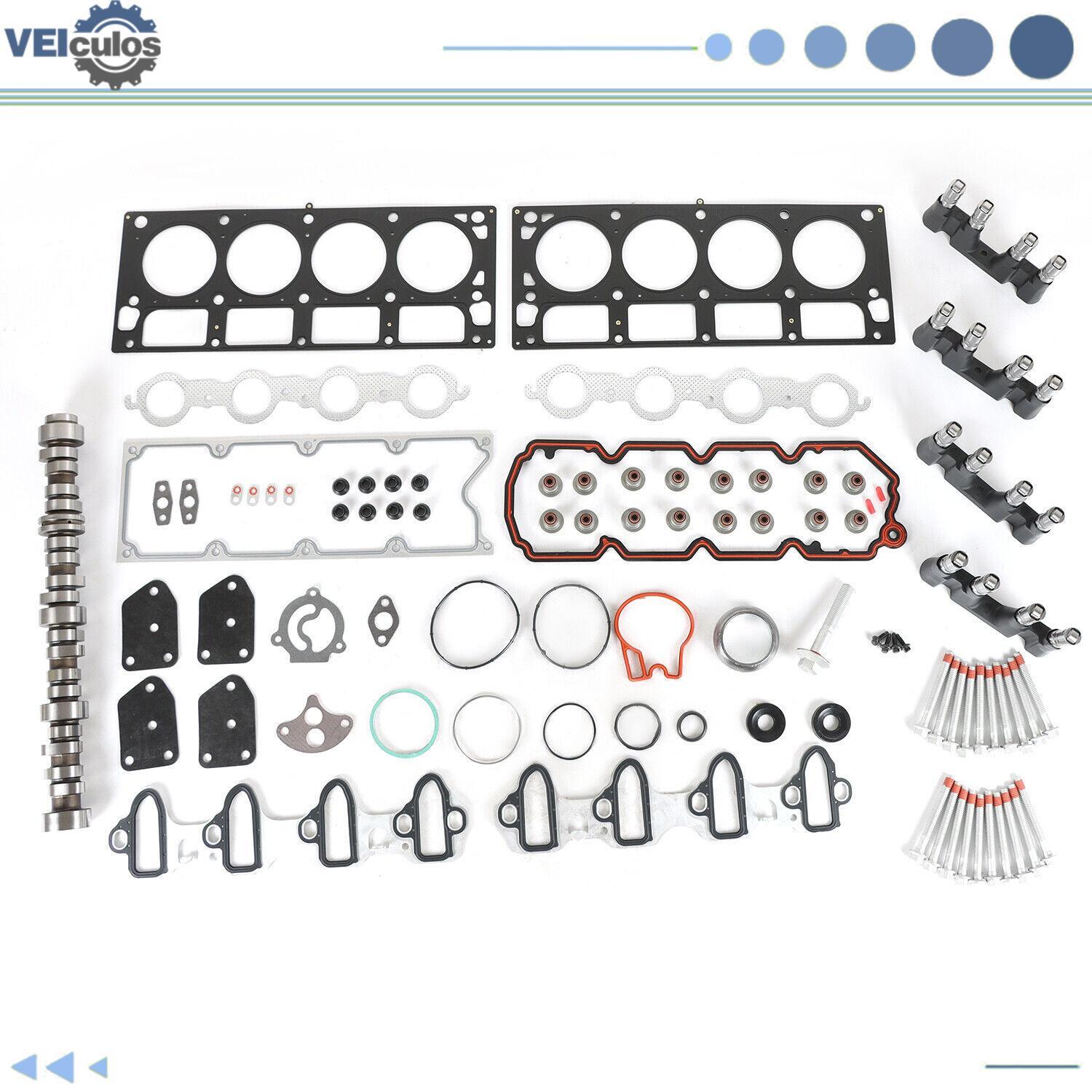 Camshaft Gasket Set Bolts Lifters For 2007-13 for Chevy Avalanche for Buick Rainier 5.3L