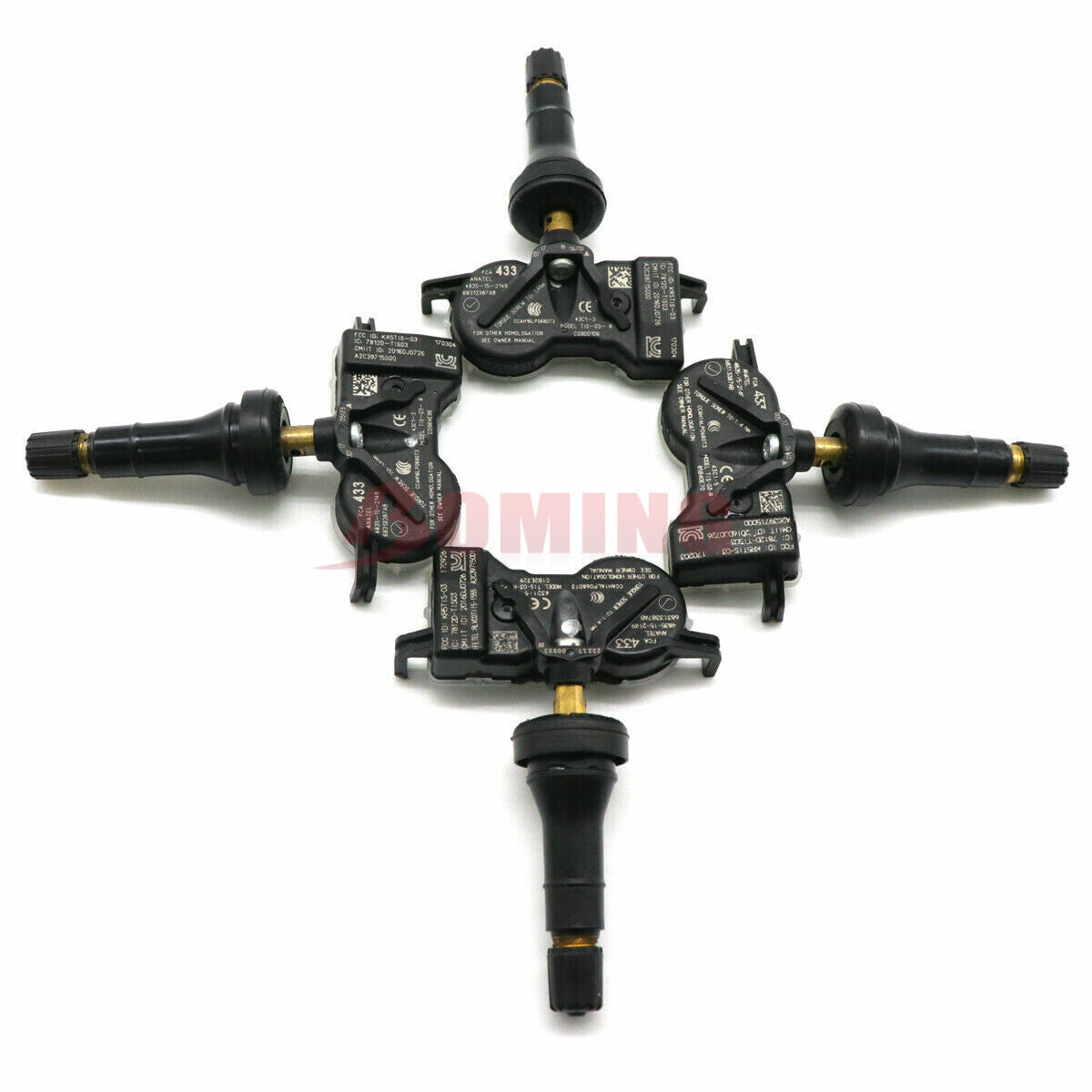 68313387AB 4PCS TPMS For 2016-2021 for Fiat 500X for Jeep Renegade Tire Pressure Sensor