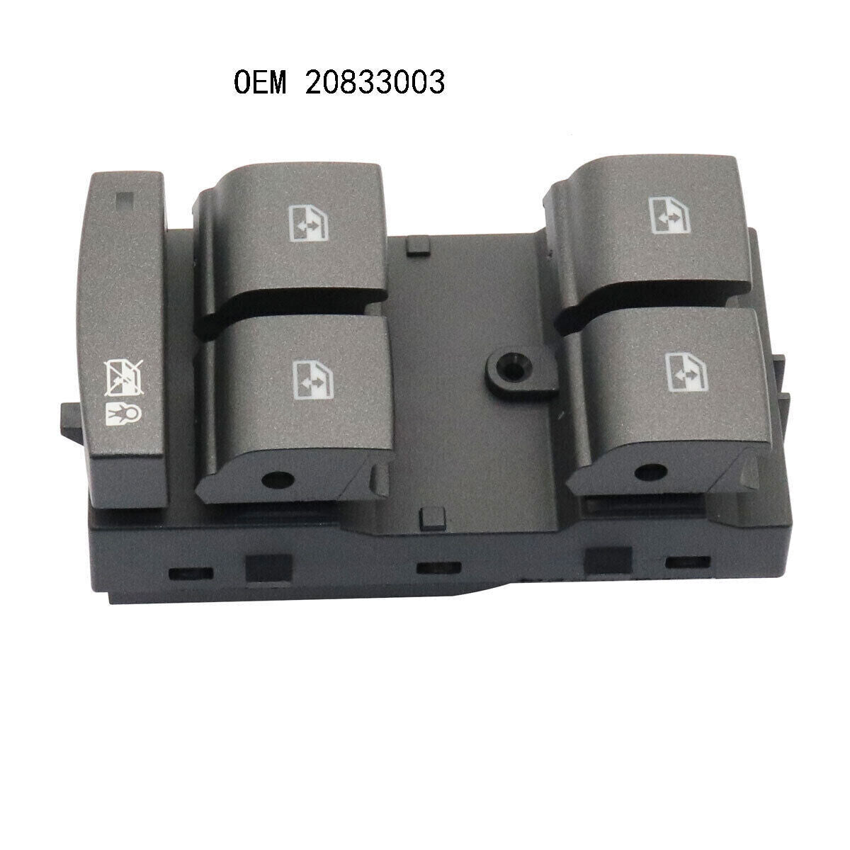 Fits 2010-2016 for Cadillac SRX 20833003 Driver Side Master Power Door Window Switch