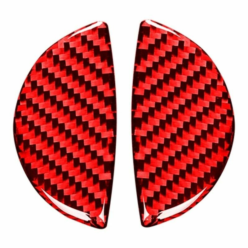 Red Carbon Fiber Door Handle Trim Sticker Cover Fit for Mini Cooper R56
