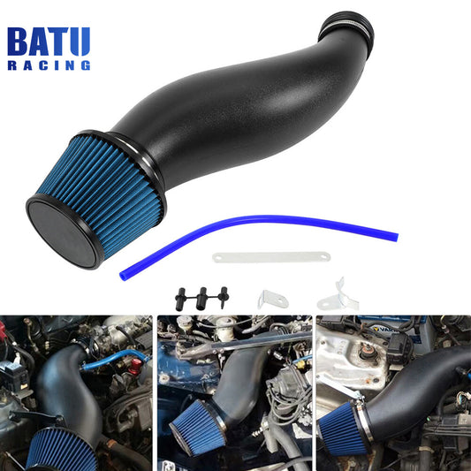 New Black Air Intake Pipe Induction Filter Kit EG EK for 92-00 for Honda for Civic 1.6L