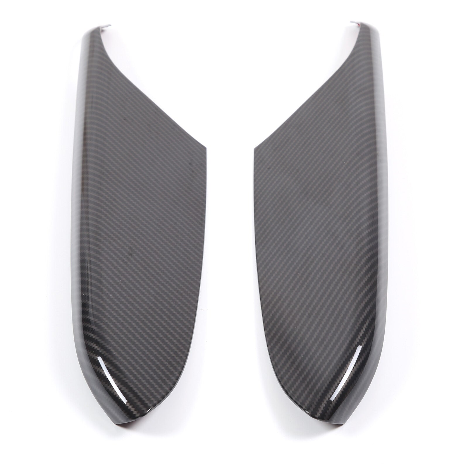 ABS Carbon Fiber Door Armrest Elbow Rest Trim Cover for Corvette C8 2020-2023