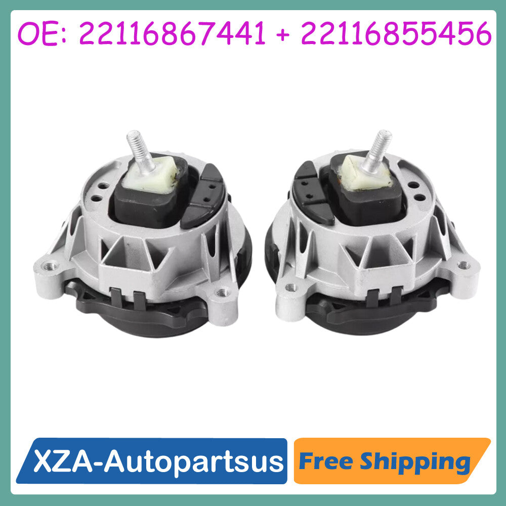 2Pcs Front Engine Motor Mount LR for BMW F20 F21 F23 F30 New 22116867441 +55456