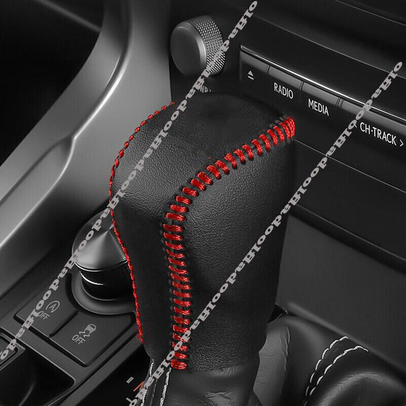 for LEXUS RX350 RX450h 2016-2022 PU DIY Hand-stitched Gear Shift Knob Cover Cap